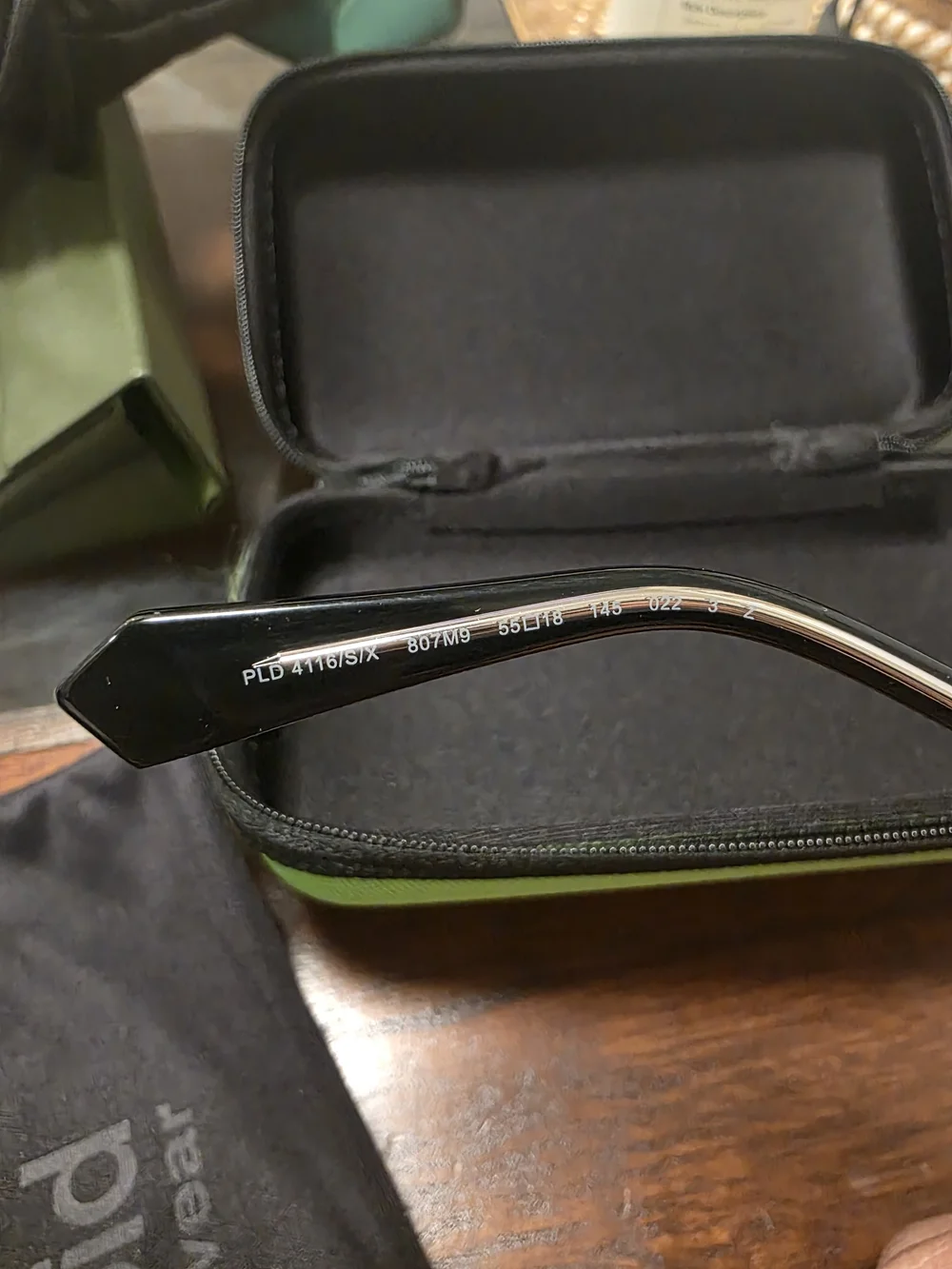 Polaroid Men's Black Polarized Sunglasses